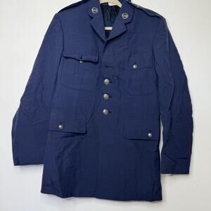 Vintage U.S. Air Force Blue Dress Uniform Coat – Men’s 41L – Wool Blend